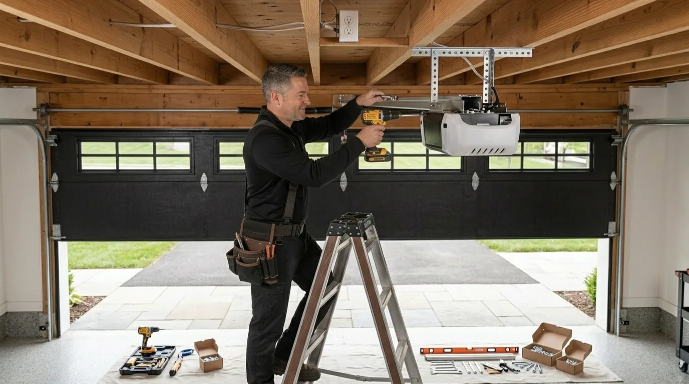 Garage door work by Enfield Garage Door Pros in Enfield, CT