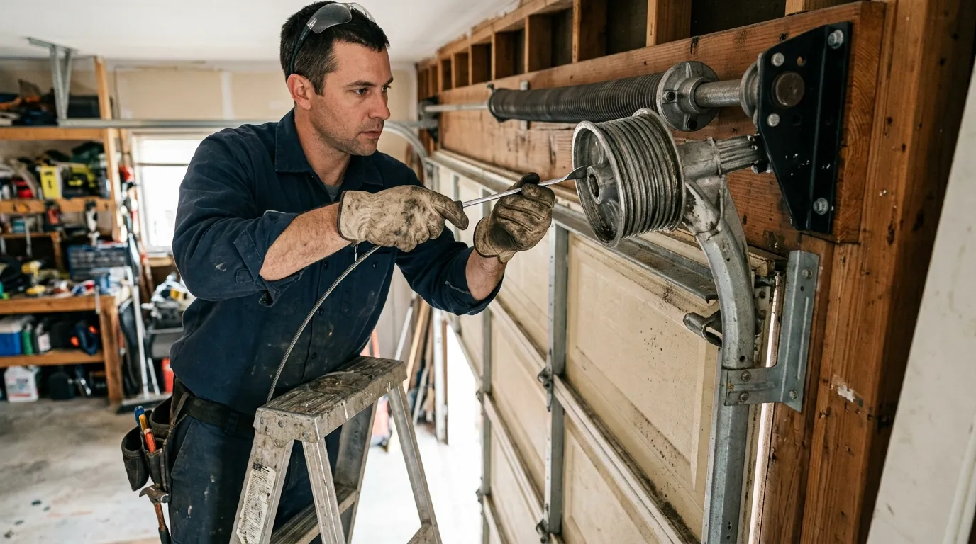 What We Fix Most Here - Enfield, CT garage door work